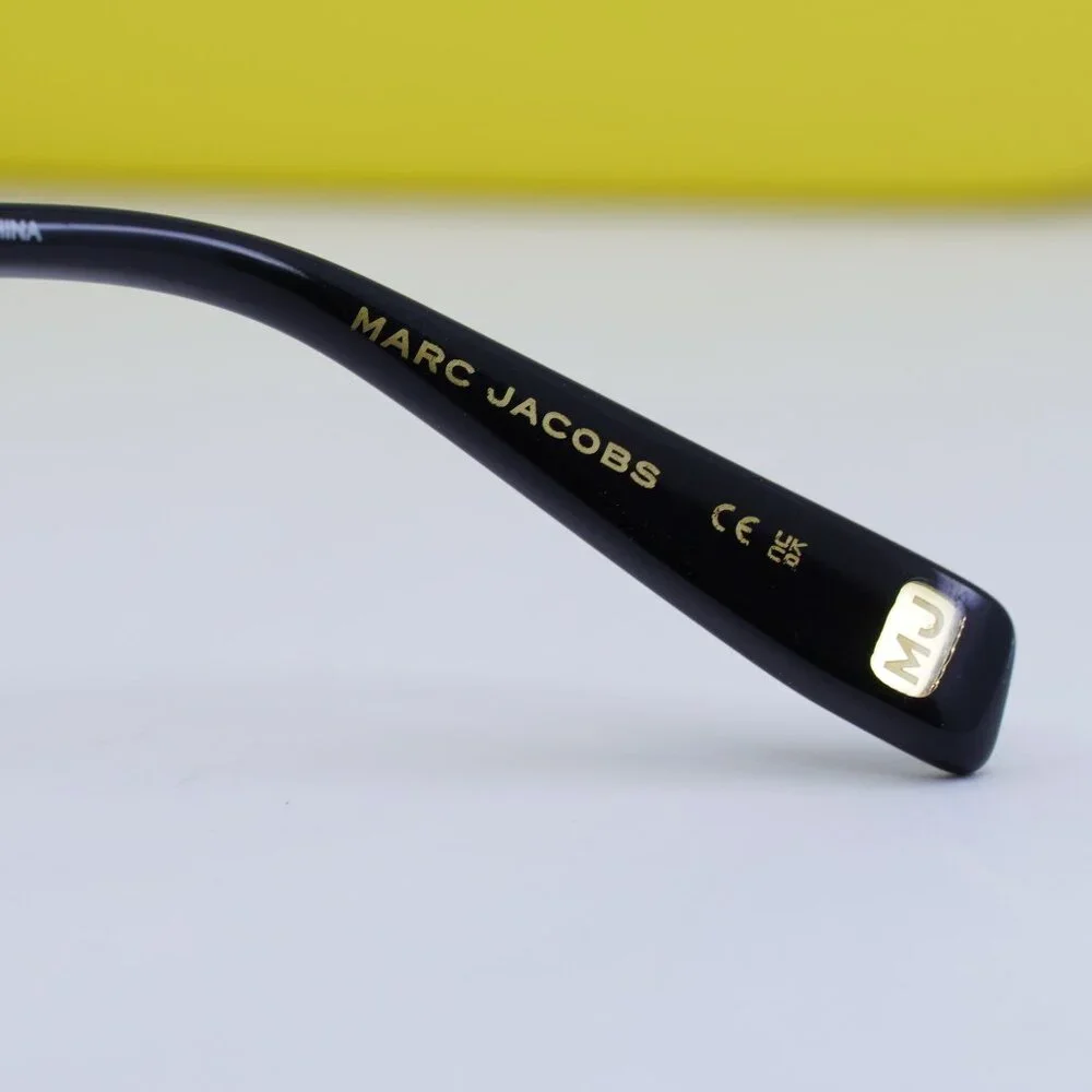 Final Price! Marc Jacobs MJ 1104 0RHL 00 Black/Gold Eyeglasses 57mm